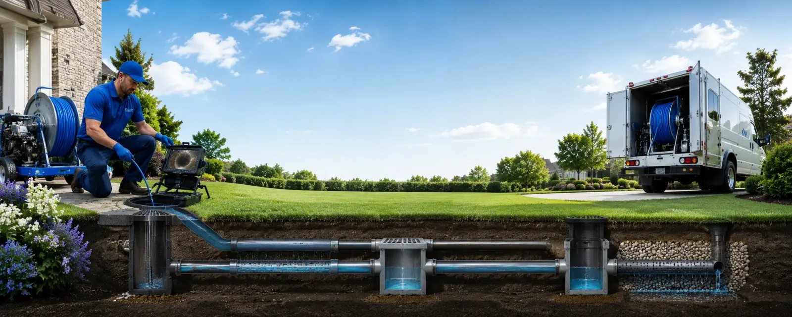 Outdoor drain cleaning information for Aurora, IN